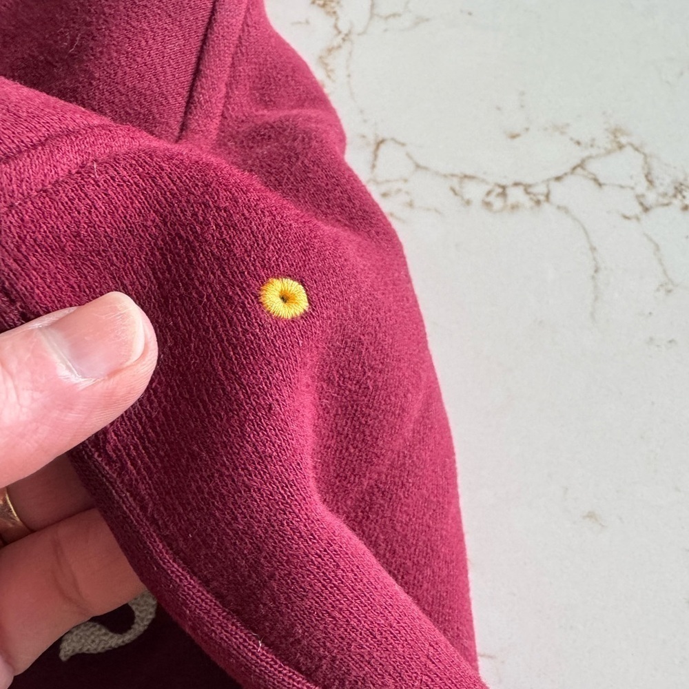 Tommy Hilfiger Varsity 1985 Maroon Jacket / 2012 / Burgandy Zip Front / large - Picture 11 of 13